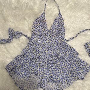 Floral Romper Dress Forever21